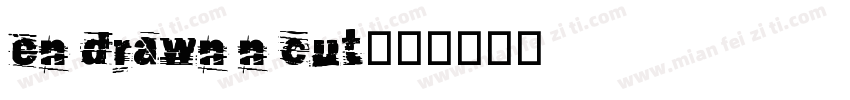 en drawn n cut字体转换